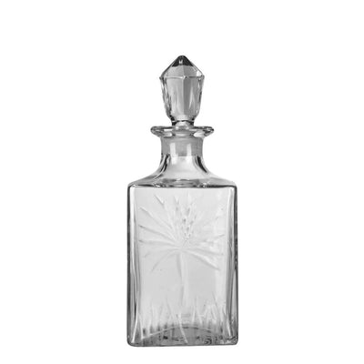 Florabelle Living Serveware Palm Glass Decanter Small