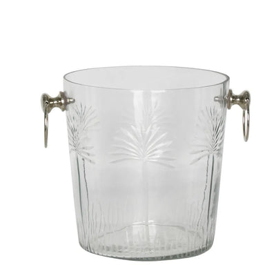 Florabelle Living Serveware Palm Glass Ice Bucket Large