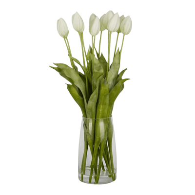 Florabelle Living Artificial-Plants Tulip in Water Vase