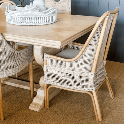 Oneworld Collection Dining Chairs Victoria Hamptons Dining Chair Natural
