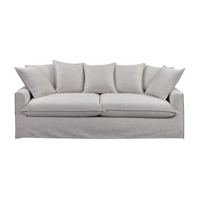 Oneworld Collection sofas Malaga Coastal 3 Seater Sofa with removable cover Alabaster