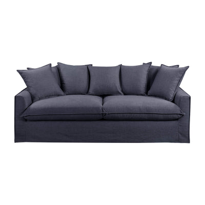 Oneworld Collection sofas Malaga Coastal 3 Seater Sofa with removable cover Storm