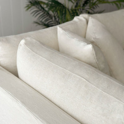 Oneworld Collection sofas Marbella Modular Sofa Ivory Right