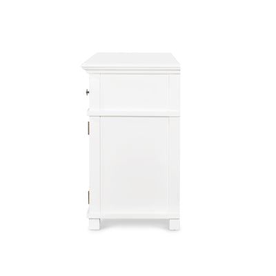 Oneworld Collection consoles & sideboards Sorrento White 4 Door Buffet