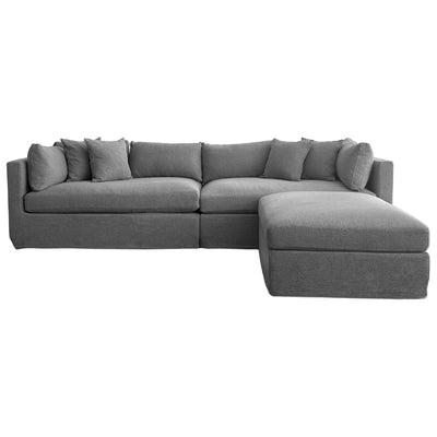 Oneworld Collection sofas Marbella Reversible Chaise Sofa Storm