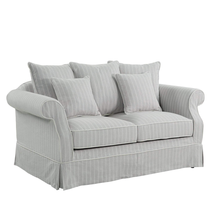 Avalon 2 Seat Sofa Cloud Stripe - OneWorld Collection
