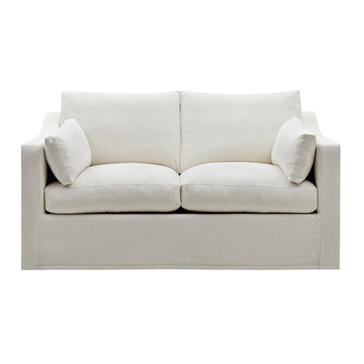 Oneworld Collection NZ Slip Covers Slip Cover Only - Clovelly 2 Seat Hamptons Sofa Ivory