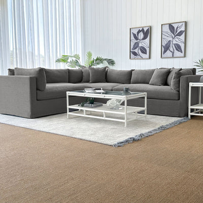 Oneworld Collection Modulars Marbella Modular Sofa Storm Left