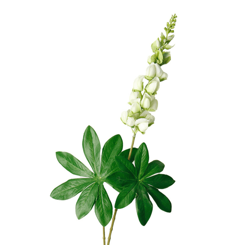 Flower systems Faux Plants Lupin Spray Cream 70cm Faux