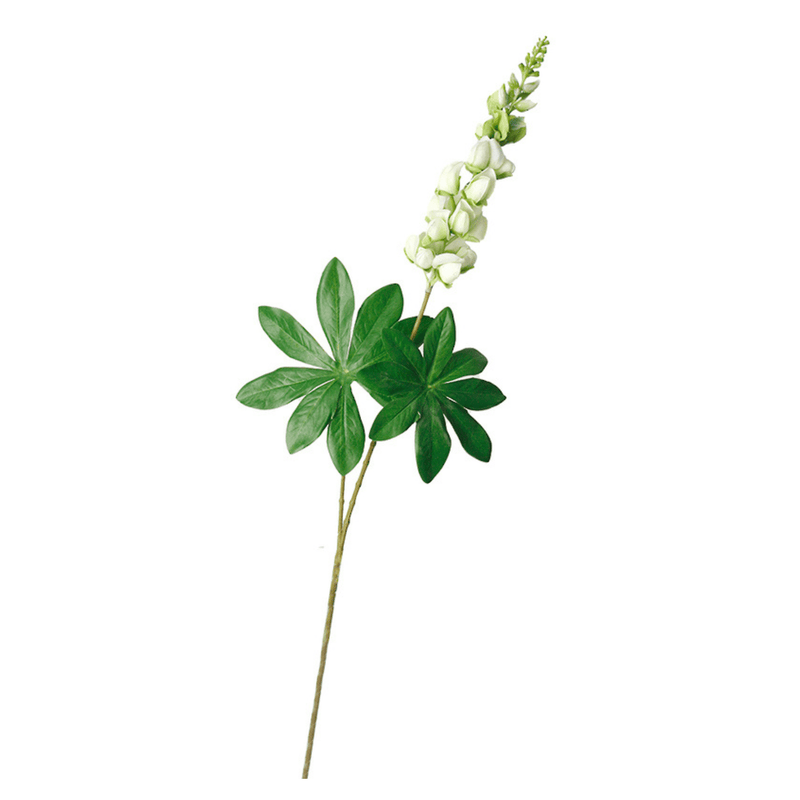 Flower systems Faux Plants Lupin Spray Cream 70cm Faux