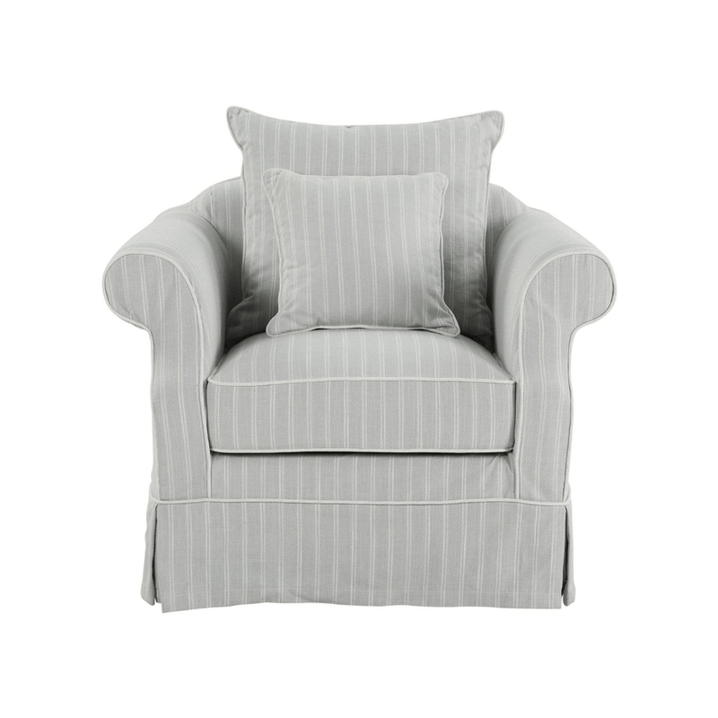 Oneworld Collection Armchairs Avalon Armchair Cloud Stripe