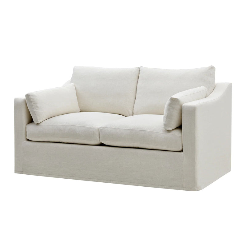 Oneworld Collection NZ Slip Covers Slip Cover Only - Clovelly 2 Seat Hamptons Sofa Ivory