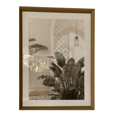 Robert Mark Limited wall art Havana B Glass Framed Art - Natural 80 x 60