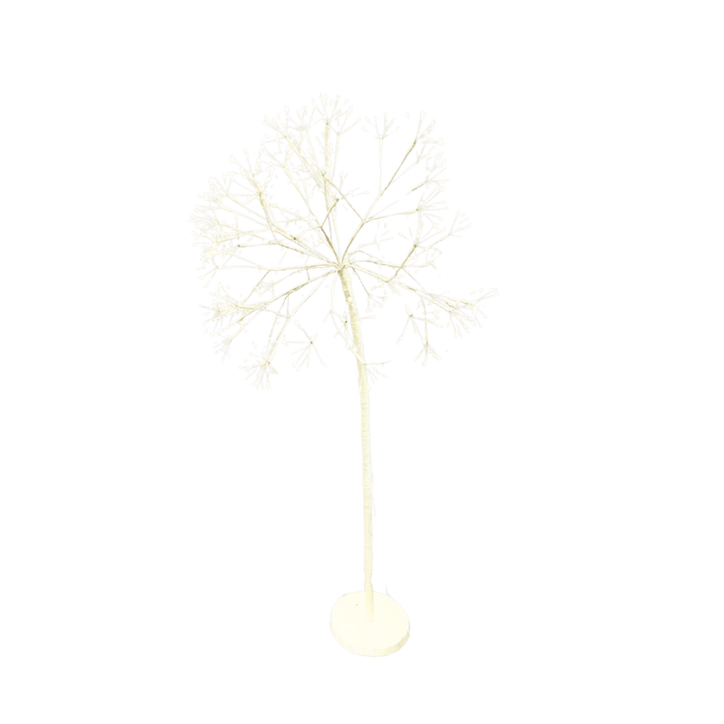 Mish/Stellar Haus Christmas Cream Dandelion 360 Light LED Tree 70cm