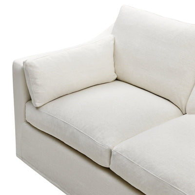 Oneworld Collection NZ Slip Covers Slip Cover Only - Clovelly 2 Seat Hamptons Sofa Ivory