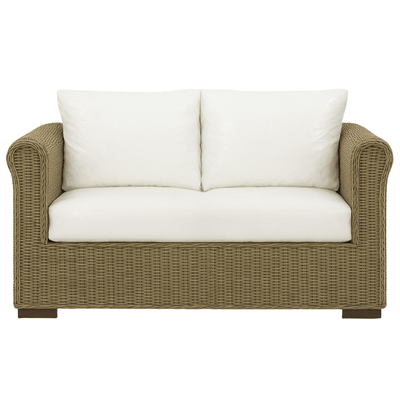 Oneworld Collection NZ outdoor Devonport Rattan Hamptons Outdoor 2 Seat Sofa
