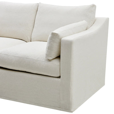 Oneworld Collection NZ Slip Covers Slip Cover Only - Clovelly 2 Seat Hamptons Sofa Ivory