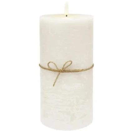 Robert Mark Limited candles LED Flameless Candle - White - 10cmD x 20cmH