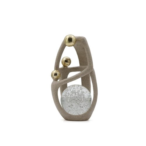 Robert Mark Limited Décor Family Circle with Crystal Ball Statue