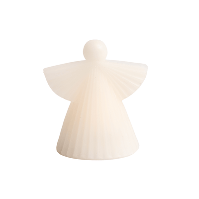 Mish/Stellar Haus Christmas White Winged Angel LED  Candle 11cm