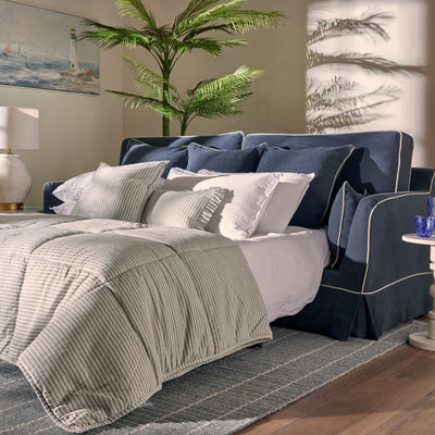 Oneworld Collection Sofa Beds Noosa 3 Seat Hamptons Sofa Bed Base & Cushion Inserts Only