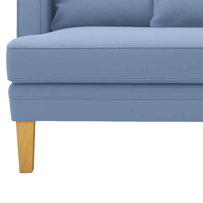 Oneworld Collection NZ 3 Seat Bondi Hamptons 3 Seat Sofa Slate Blue