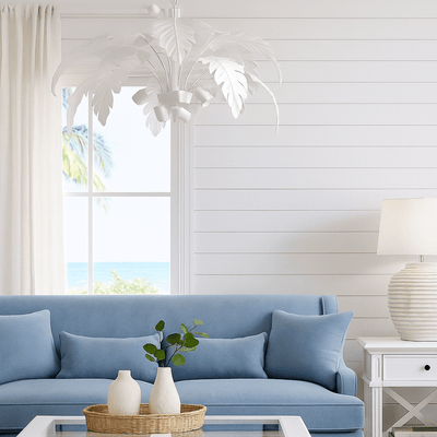 Oneworld Collection Pendants Azalea Pendant Light in White