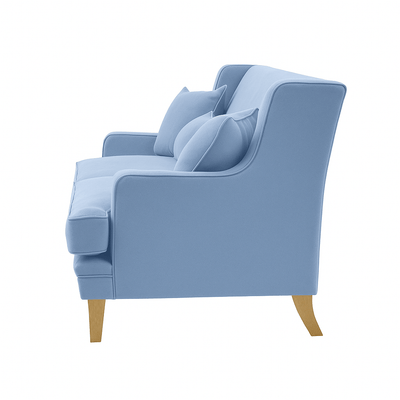 Oneworld Collection NZ 3 Seat Bondi Hamptons 3 Seat Sofa Slate Blue
