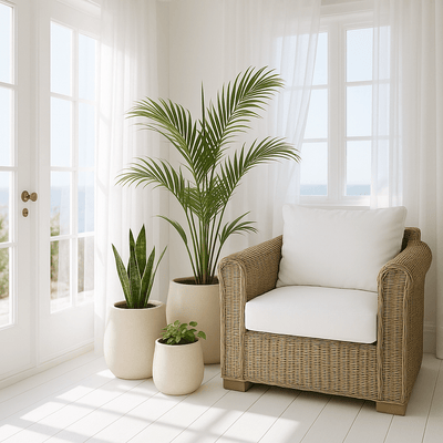 Oneworld Collection NZ outdoor Devonport Rattan Hamptons Outdoor Armchair