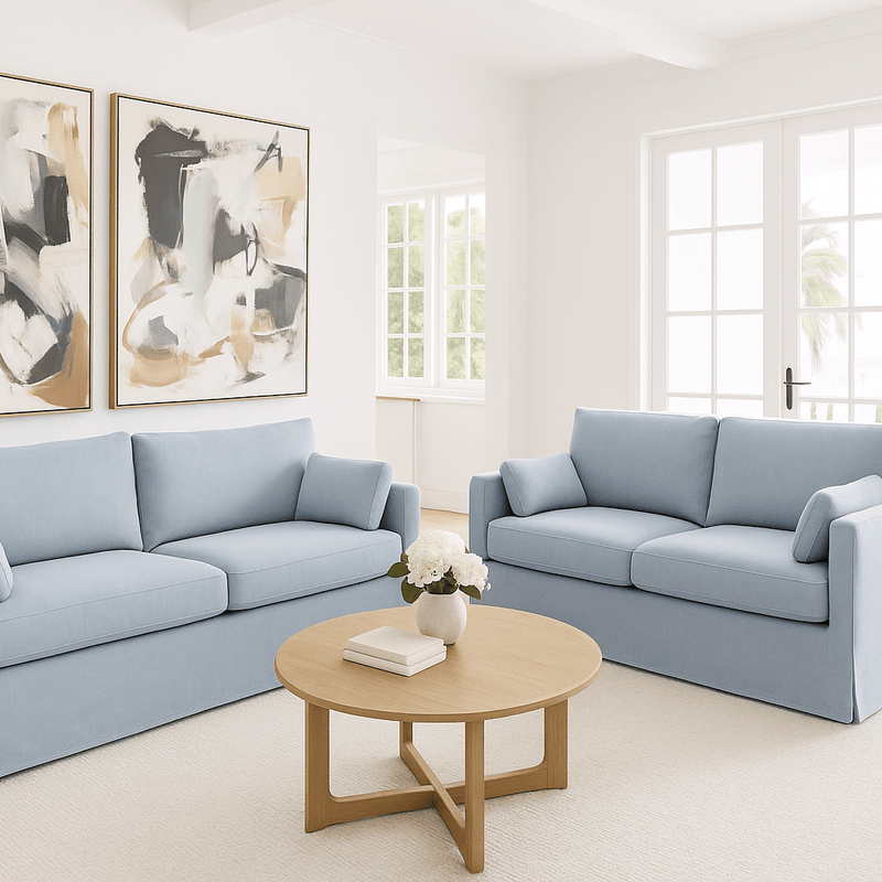 Oneworld Collection NZ Coffee Tables Hastings Oak Round Coffee Table