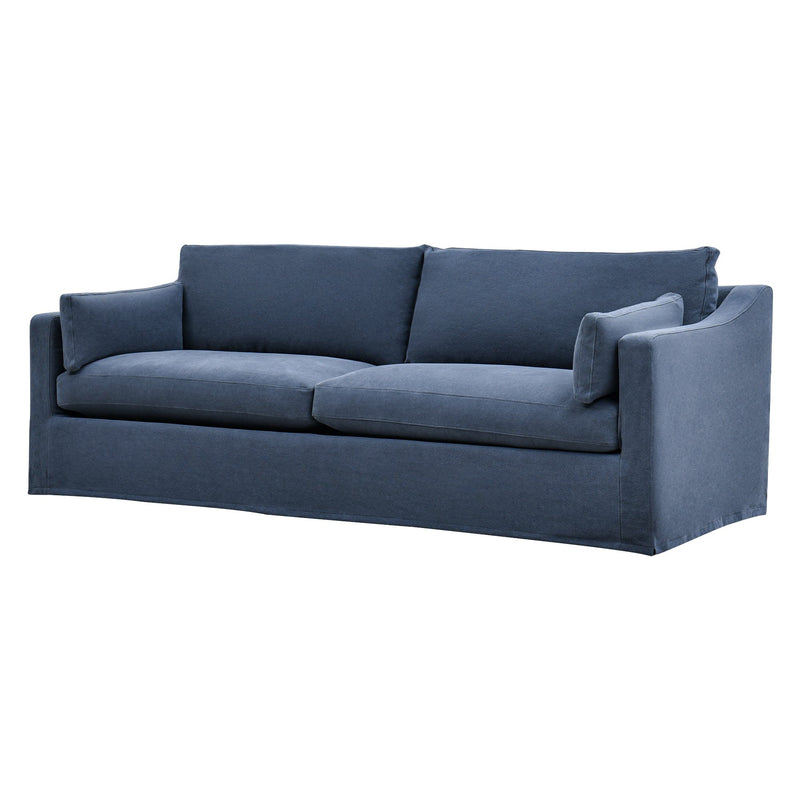 Oneworld Collection NZ 3 Seat Clovelly Hamptons 3 Seat Sofa Navy