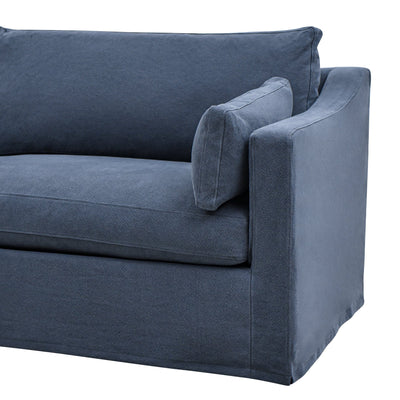Oneworld Collection NZ 3 Seat Clovelly Hamptons 3 Seat Sofa Navy