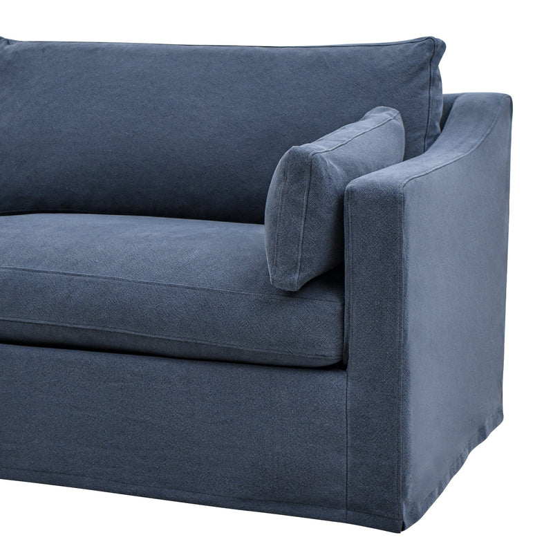 Oneworld Collection NZ 3 Seat Clovelly Hamptons 3 Seat Sofa Navy