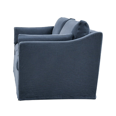 Oneworld Collection NZ 3 Seat Clovelly Hamptons 3 Seat Sofa Navy