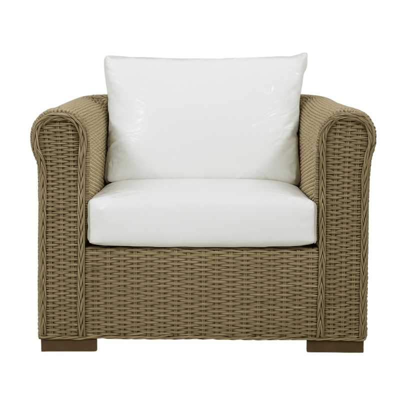 Oneworld Collection NZ outdoor Devonport Rattan Hamptons Outdoor Armchair