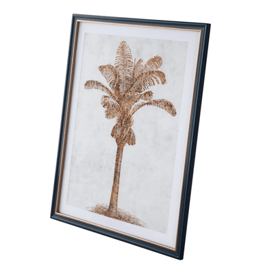 Oneworld Collection NZ Wall Art Luxe Golden Palm Prints Set of 2