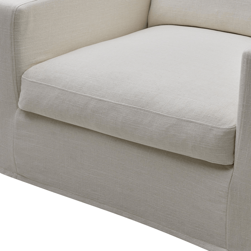 Oneworld Collection NZ Armchairs Clovelly Hamptons Armchair Ivory