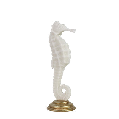 Florabelle Living Accessories Marine White Seahorse Statue Large