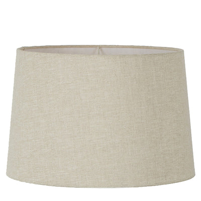 Florabelle Living Lamp Shades Linen Drum Lamp Shade XXL Light Natural Linen