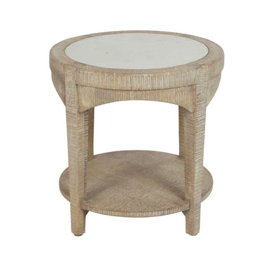 Florabelle Living Side Tables Pompeii Marble Round Side Table