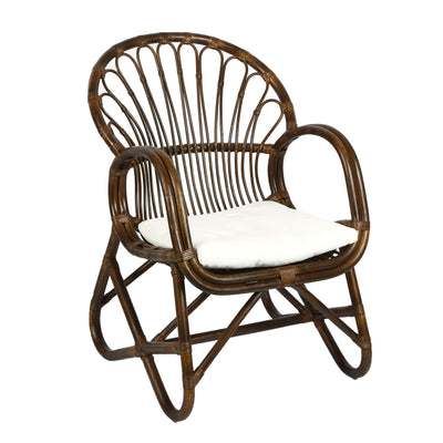 Florabelle Living Armchairs Zander Rattan Chair W/Cushion
