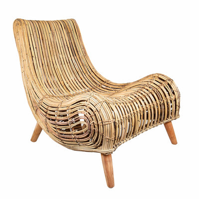 Florabelle Living Armchairs Kaniah Rattan Lounge Chair