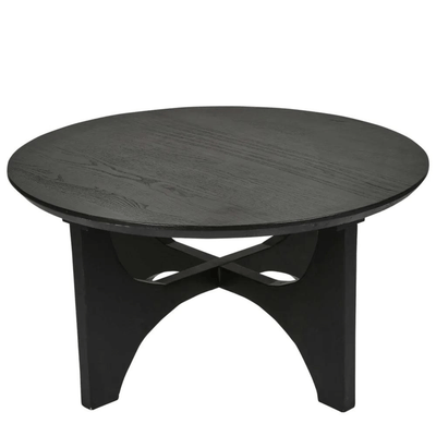 Florabelle Living Coffee Tables Tuscany Elm Coffee Table Black