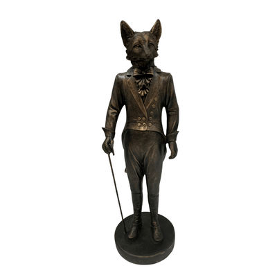 Robert Mark Limited decorative Gentleman Fox Bronze Statue 42cm