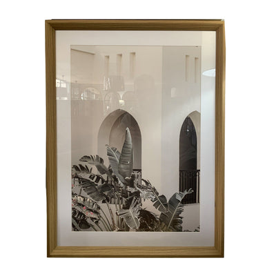 Robert Mark Limited wall art Havana A Glass Framed Art - Natural 80x60cm