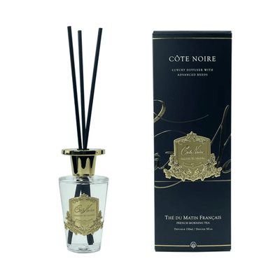 Oneworld Collection NZ giftware Cote Noire Gold 150ml Diffuser - French Morning Tea