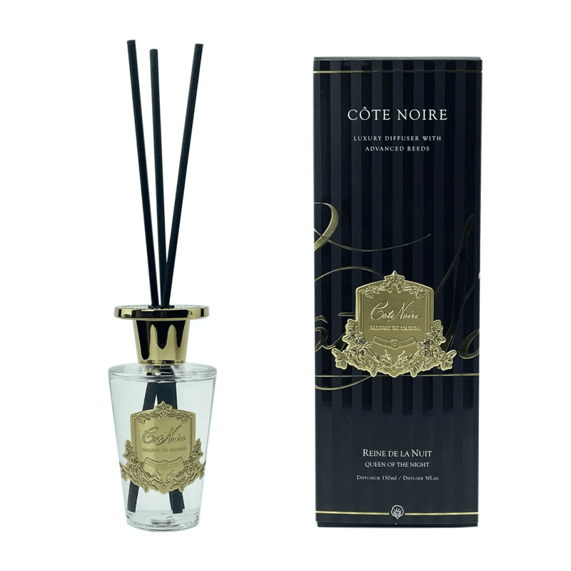 Oneworld Collection NZ giftware Cote Noire Gold 150ml Diffuser - Queen of the Night
