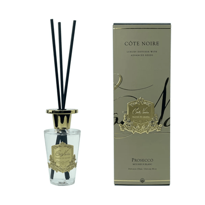 Oneworld Collection NZ giftware Cote Noire Gold 150ml Diffuser - Prosecco