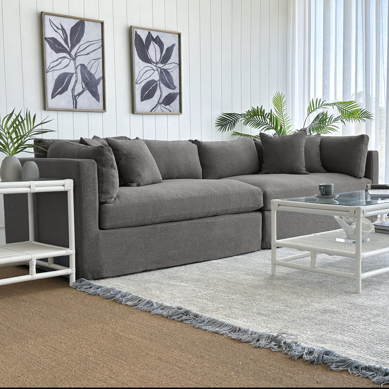 Oneworld Collection 4 Seat Marbella 4 Seat Sofa Storm