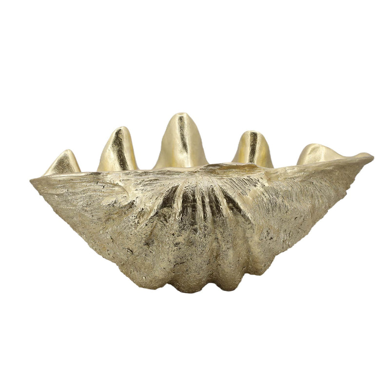 Oneworld Collection decorative Claudia Clam Shell in Gold L84 cm